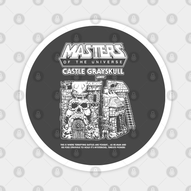 Castle Grayskull Toy Artwork - Dark Magnet by Chewbaccadoll